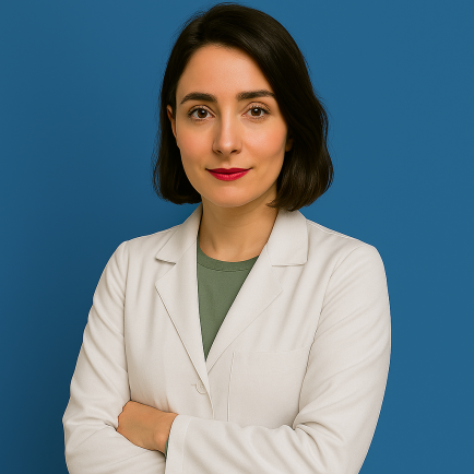 Confident Doctor in White Lab Coat
